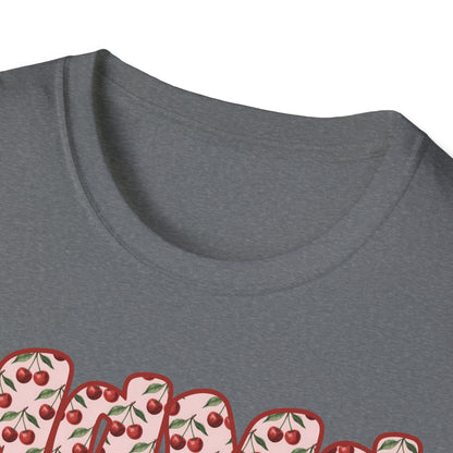 Mama Floral Band T-Shirt — Cute Mom Shirt with Pink Flower Pattern