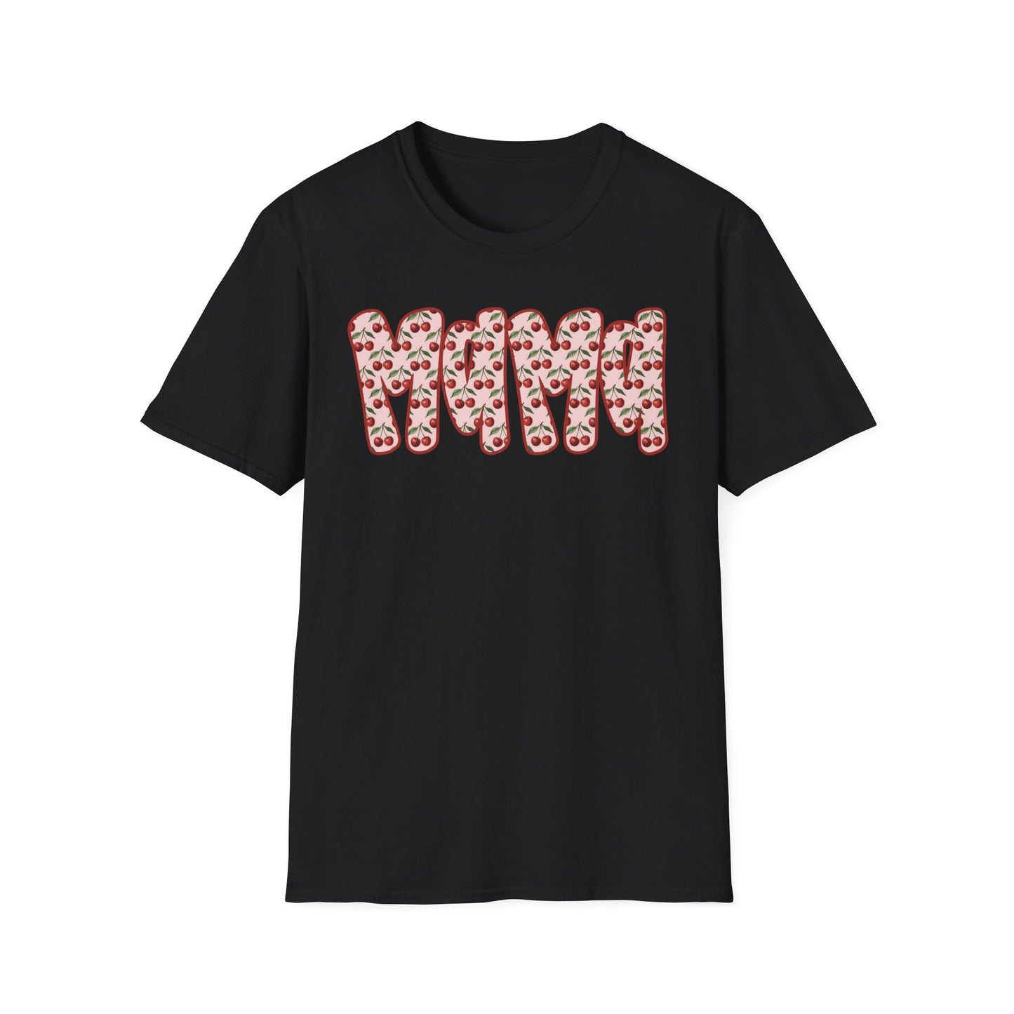 Mama Floral Band T-Shirt — Cute Mom Shirt with Pink Flower Pattern