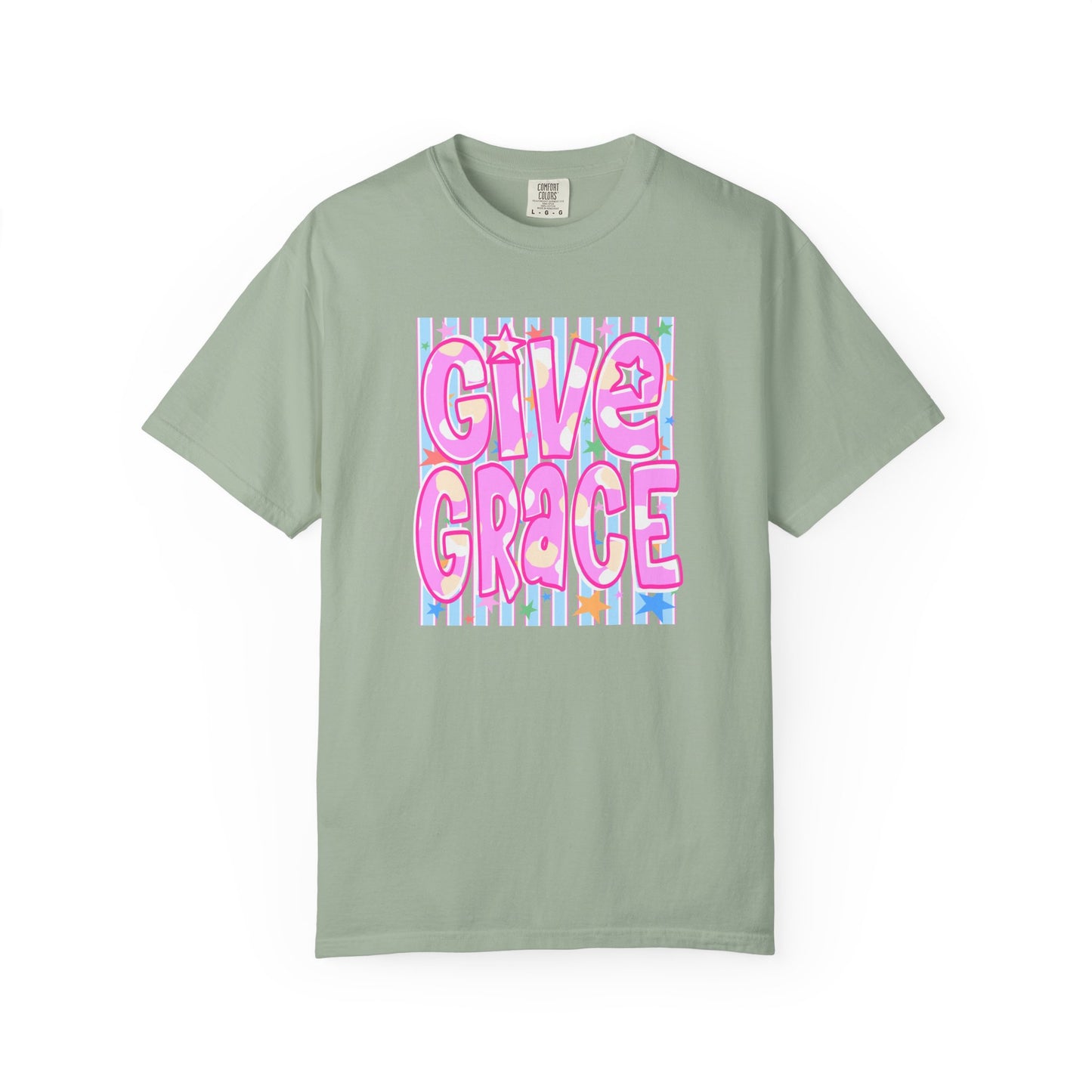 Give Grace T-Shirt — Pastel Retro Graphic Tee