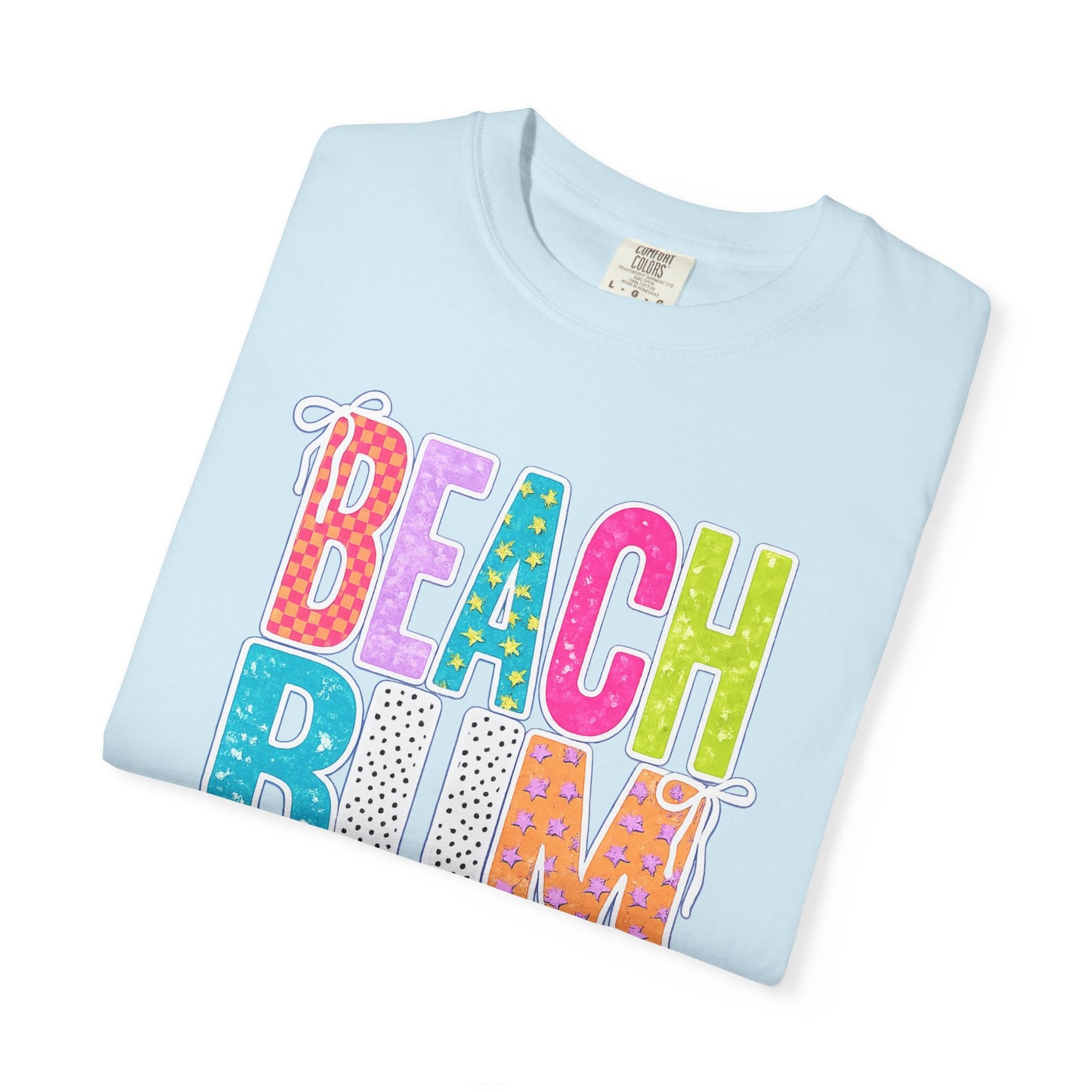 Beach Bum T-Shirt — Colorful Retro Lettering Summer Tee