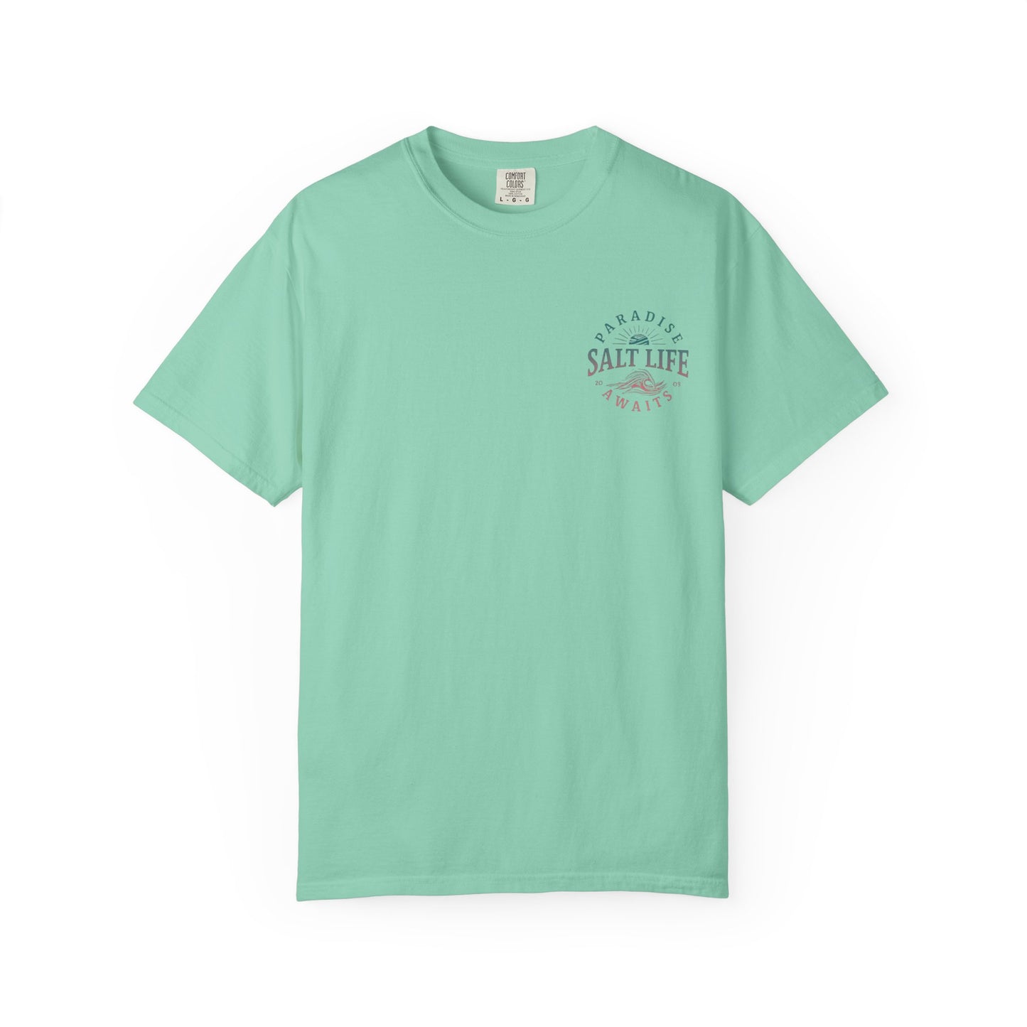 Salt Life Paradise Awaits Front & Back T-shirt