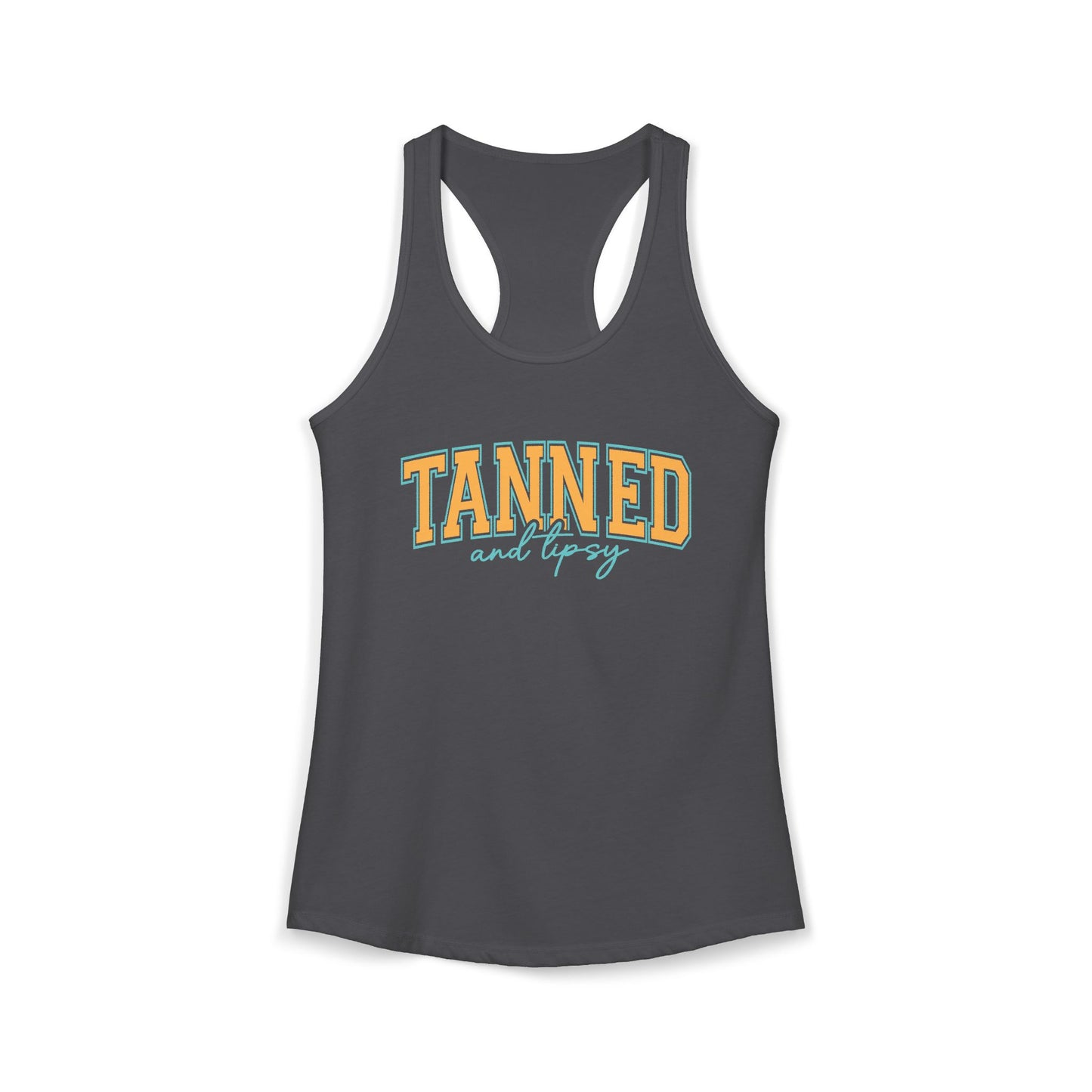 Tanned & Tipsy Racerback Tank