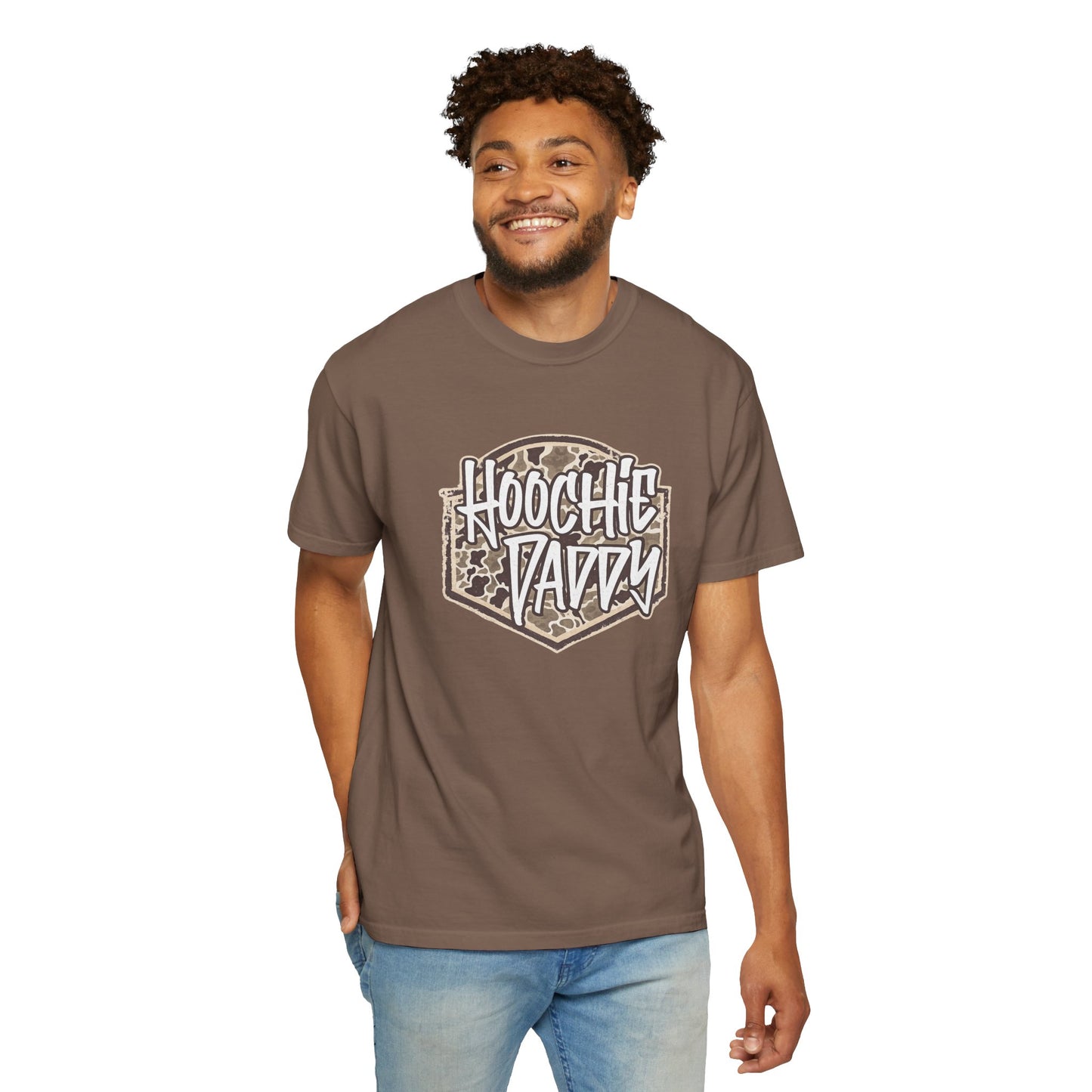 Hoochie Daddy Graphic T-Shirt — Leopard Patch Streetwear Tee