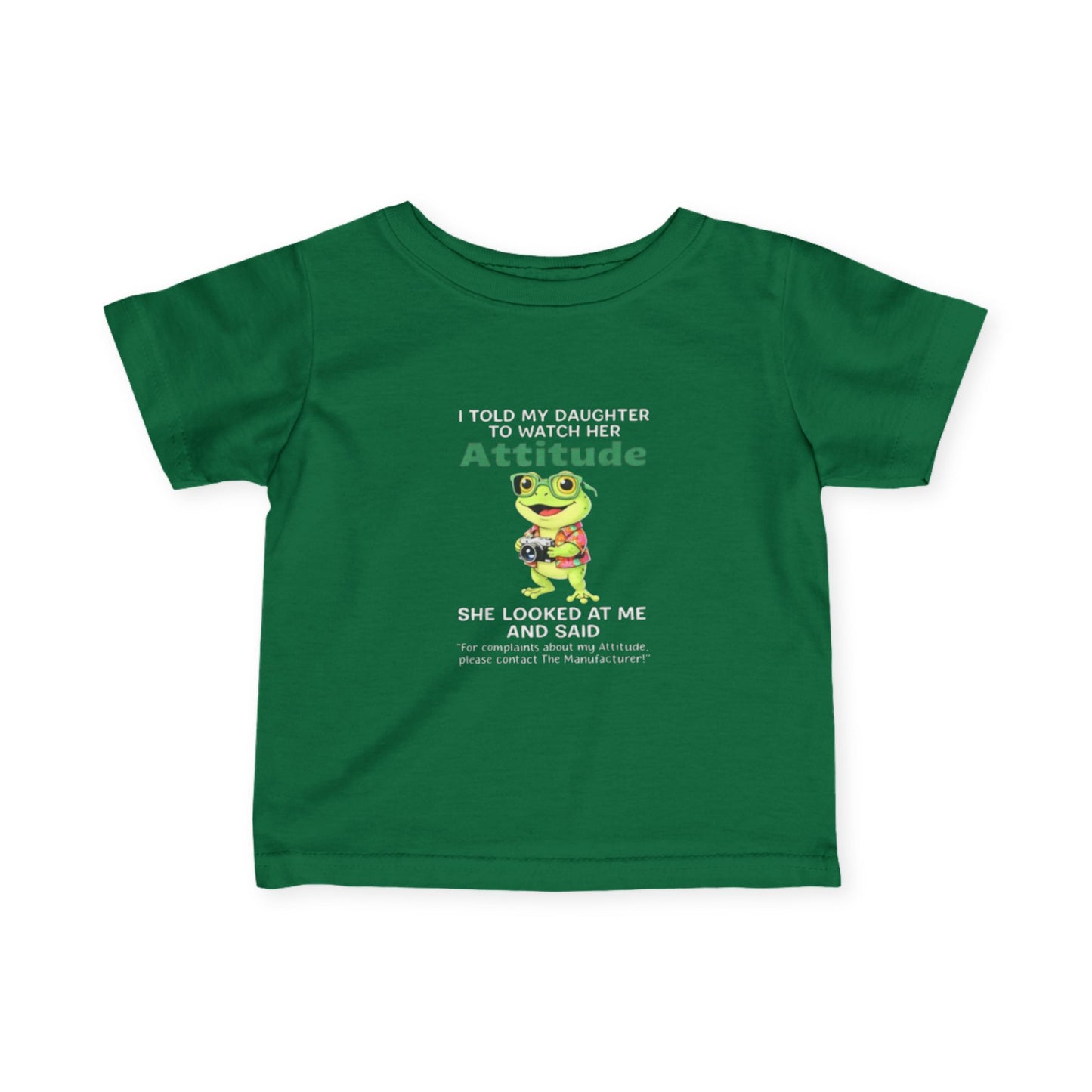 Daughter Complaints, Contact the Manufacturer Infant Fine Jersey Tee