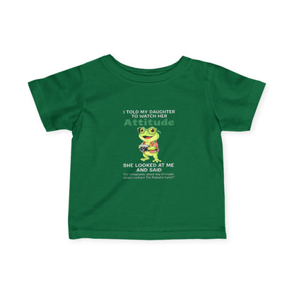 Daughter Complaints, Contact the Manufacturer Infant Fine Jersey Tee