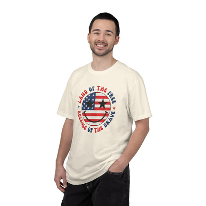 Patriotic 'Land of the Free Because of the Brave' T-Shirt
