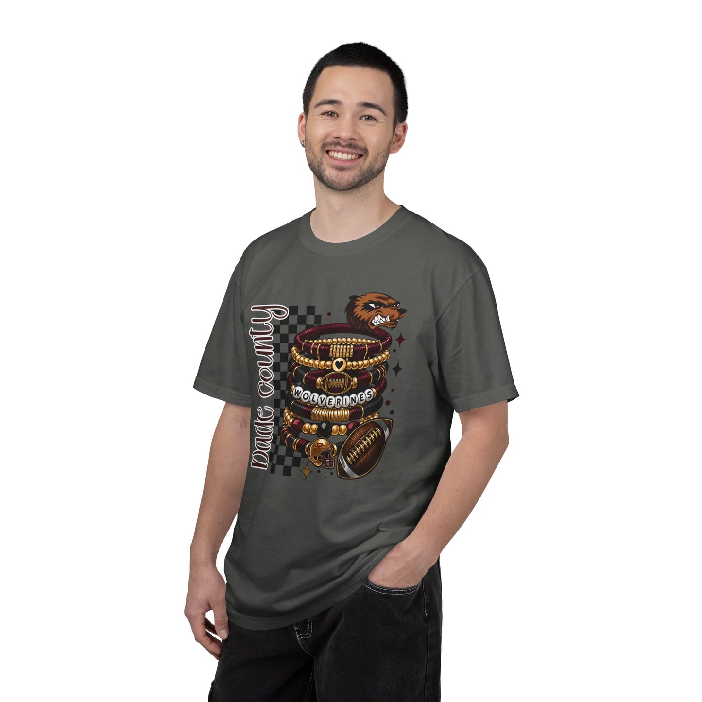 Dade County Panthers Football Graphic T‑Shirt