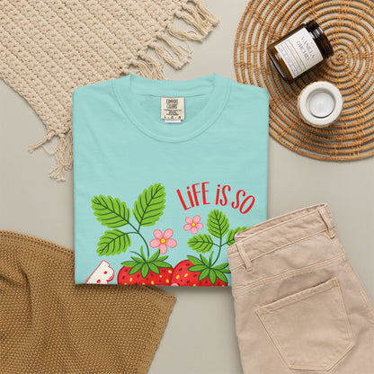 Life Is So Berry Sweet T-Shirt — Cute Strawberry Graphic Tee