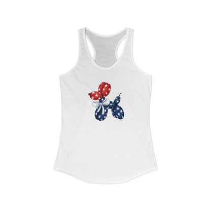 Balloon dog Racerback Tank