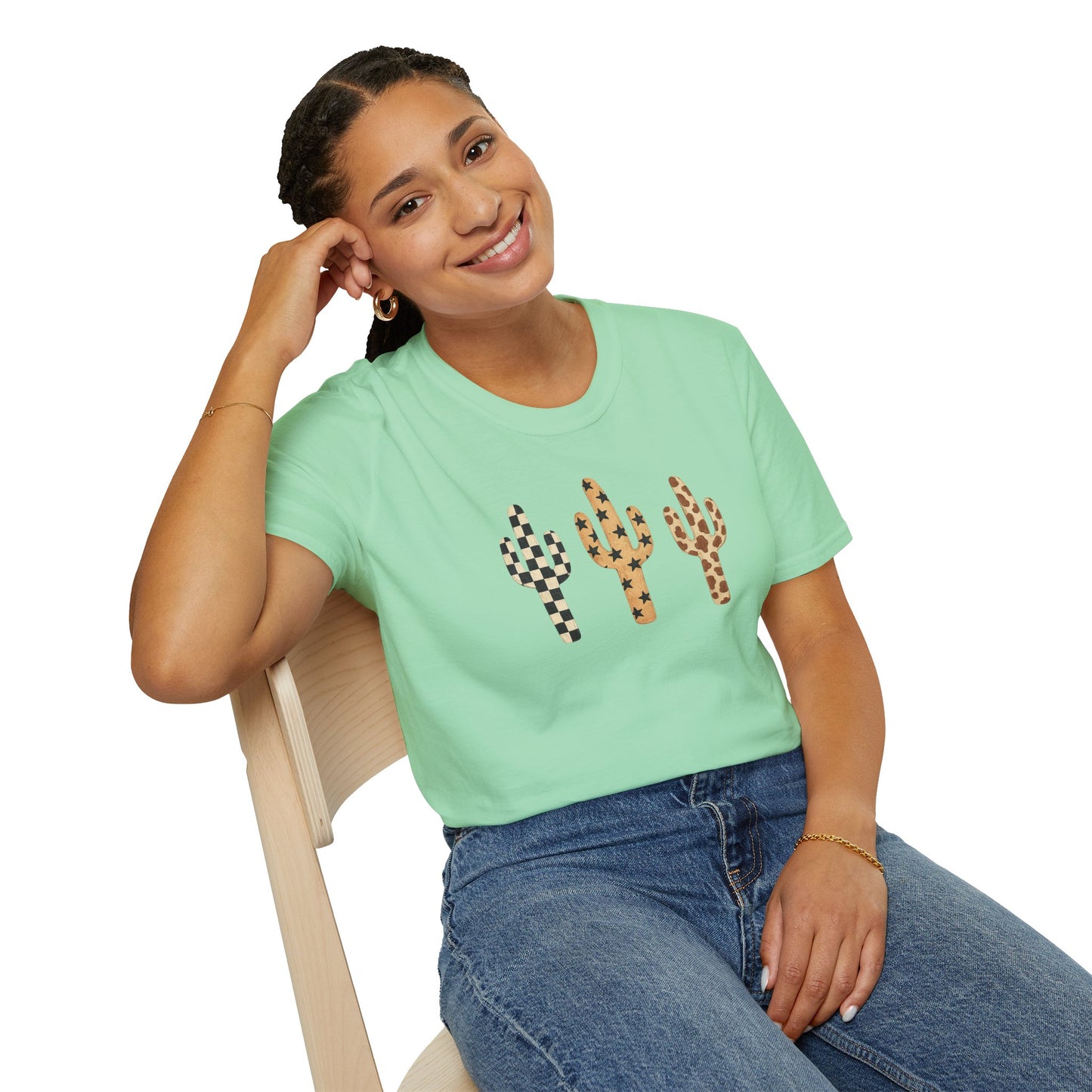 Leopard Print Cactus T-Shirt