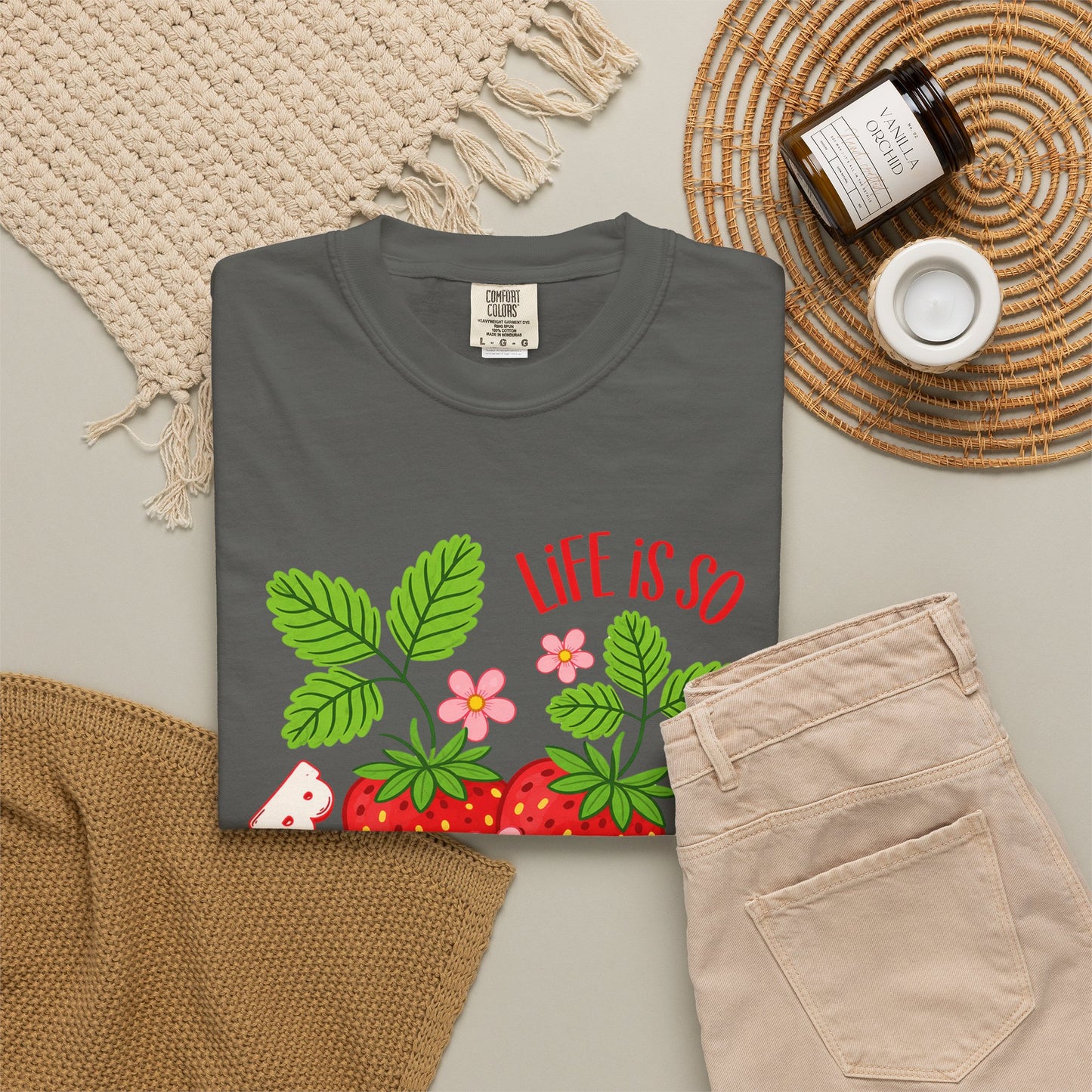 Life Is So Berry Sweet T-Shirt — Cute Strawberry Graphic Tee