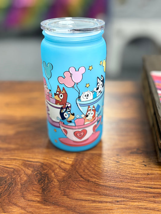 16oz Bluey tumbler