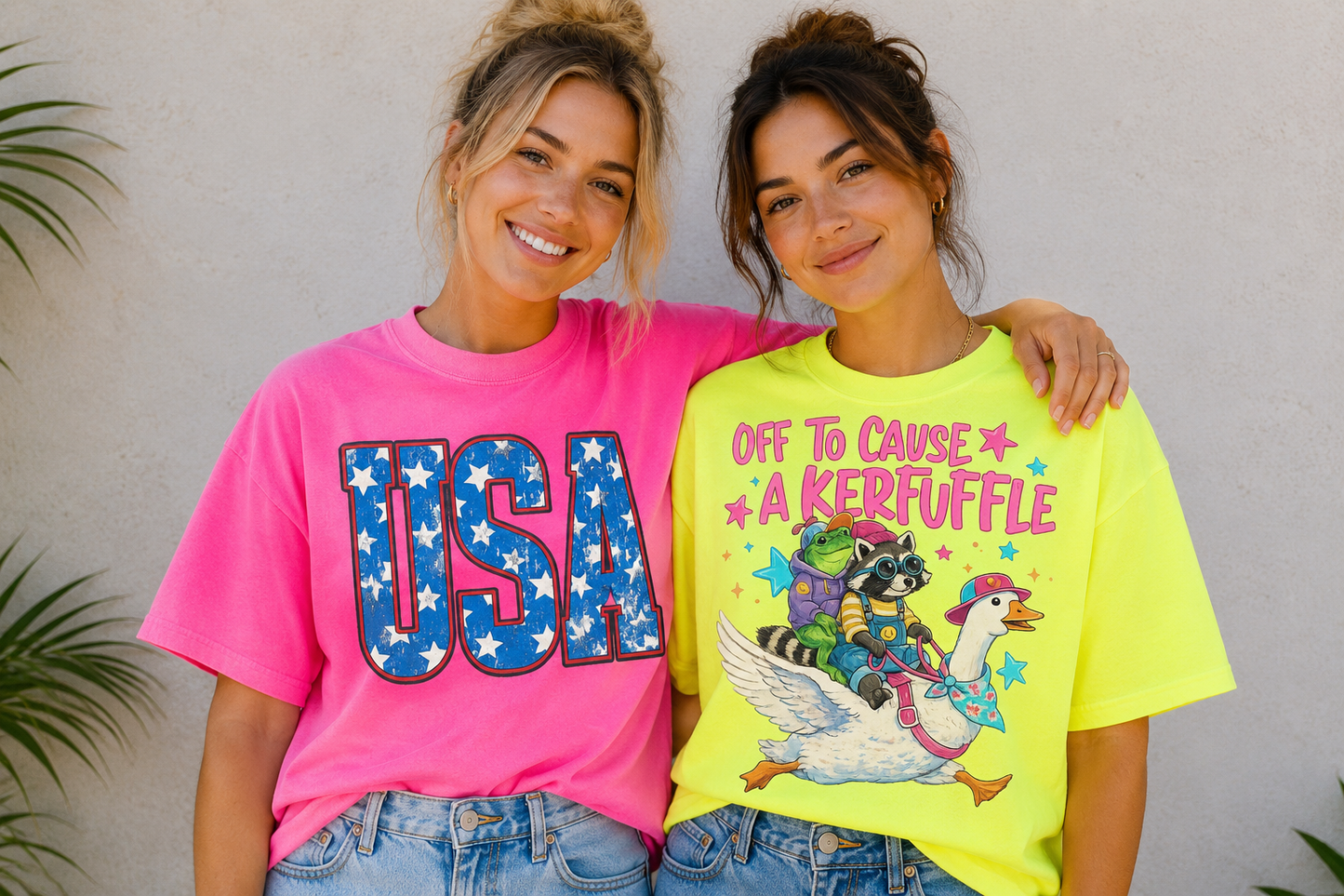 2 comfort color tees